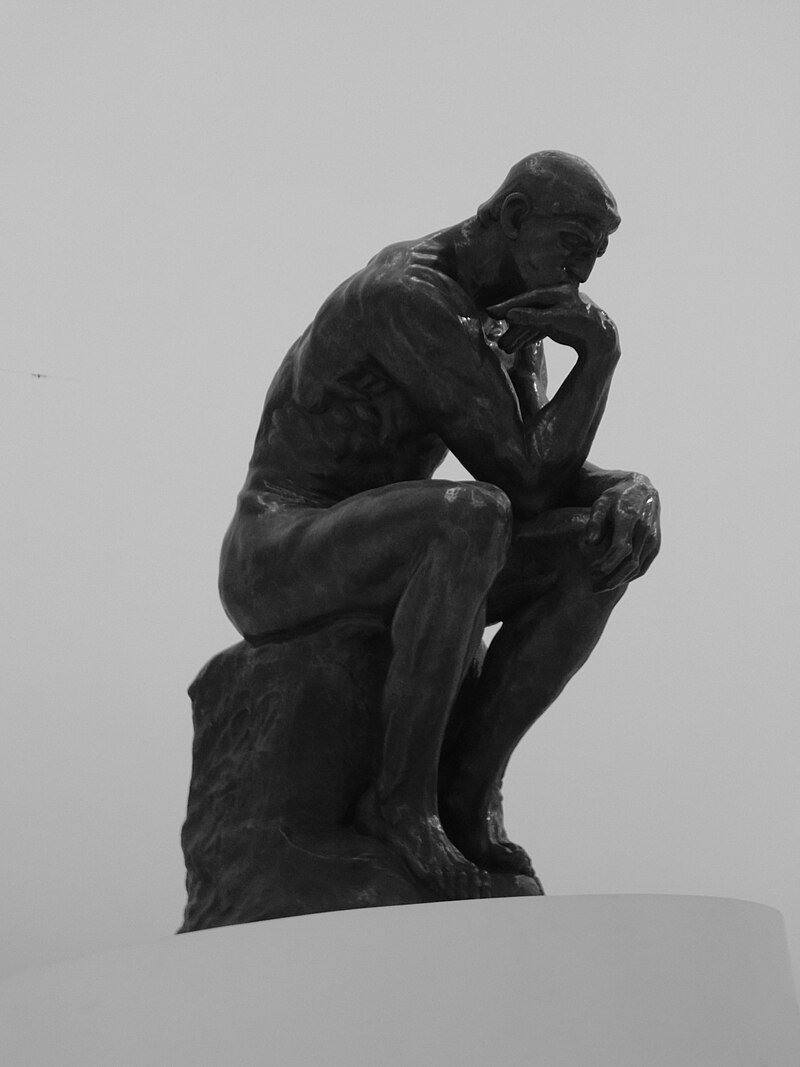 Pensador. Escultura